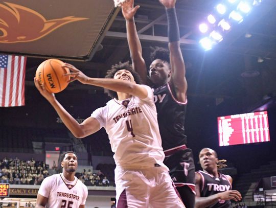 Texas State stuns Troy in overtime behind Sykes 30