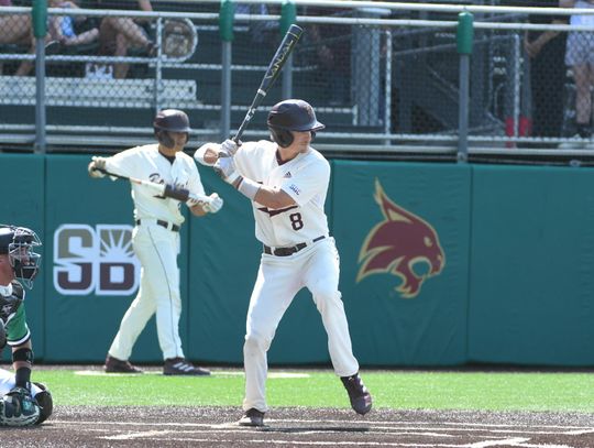 Texas State sweeps Marshall with Powell walk off single