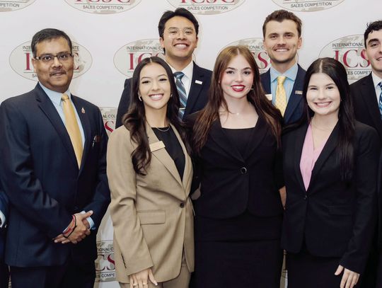 Texas State University Sales Team competes at the International Collegiate Sales Competition