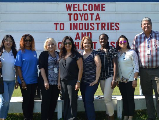 Toyota and TD Industries Tour Gary Job Corps