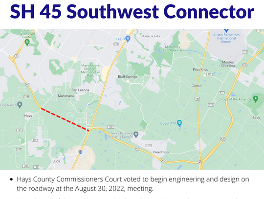 Travis County rebukes Hays County’s SH 45 Southwest decision 