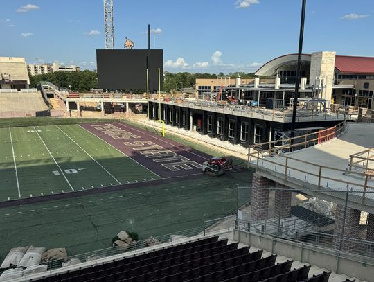 Turf installation begins at UFCU Stadium