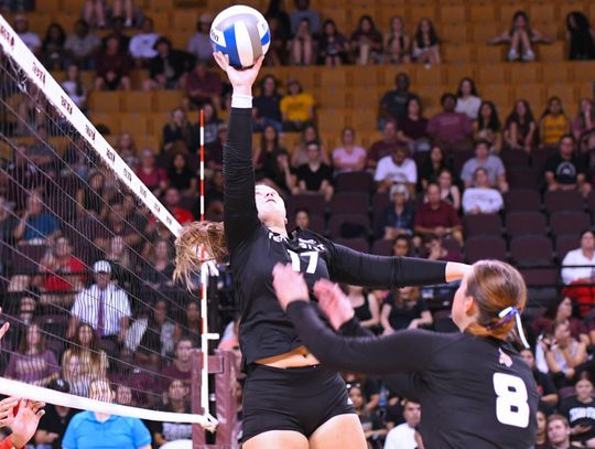 TXST begins weekend with sweep over Southern Miss 