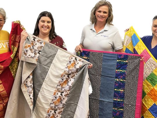 Unitarian Sewing Guild Donates Children's Quilts