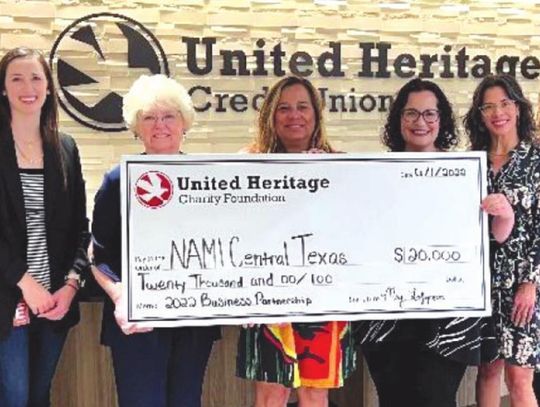 United Heritage Charity Foundation supports Mental Health in Central Texas