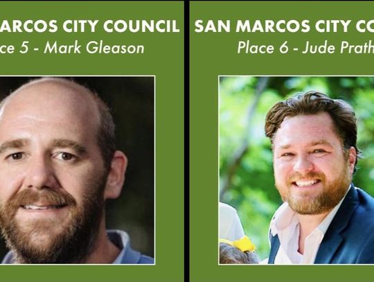 UNOFFICIAL: Gleason, Prather claim victory in San Marcos City Council place 5, place 6 races