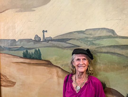 UNVEILING HISTORY: Buck Winn’s ‘History of Ranching’ mural finds new home in Wimberley