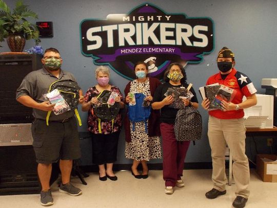 VFW Post 3413 holds mask, school supply drive