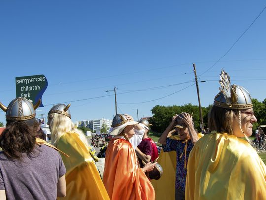 ‘Viking Goddess’ honored at Just For Fun Parade