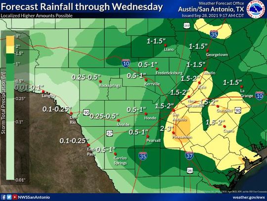 WET WEATHER AHEAD: NWS says weather pattern changes expected in San Marcos 