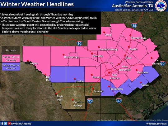 Winter Storm Warning extended into Thursday