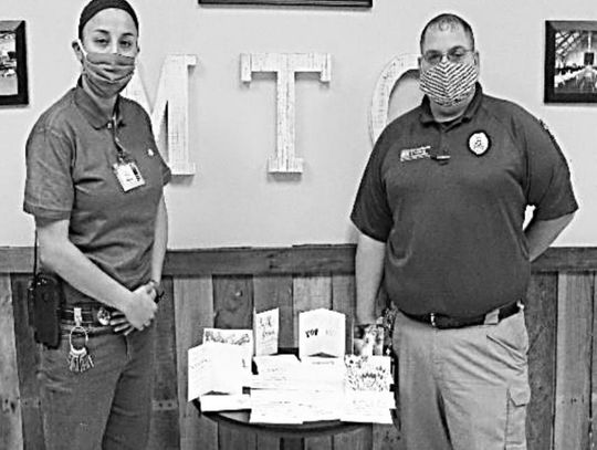 Words of encouragement sent to Kyle Correctional Center staff