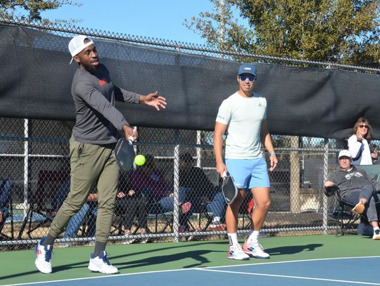 World’s best pickleball players showcase skills at Kissing Tree