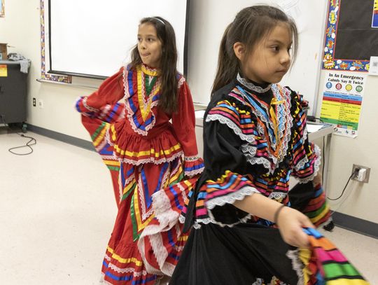 Young dancers get their costumes, continue rehearsals