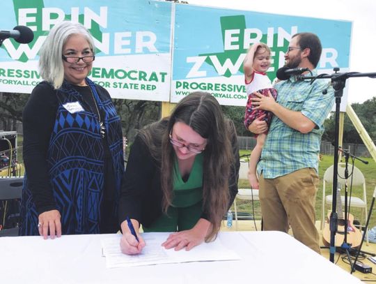 Zwiener files for reelection, set to host town hall Sunday