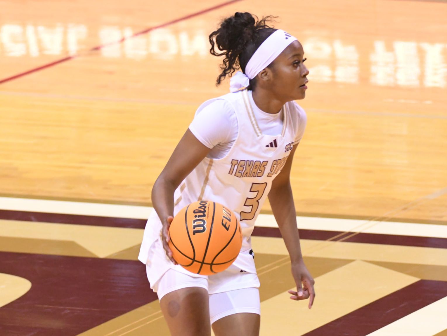 Texas State falls to Ohio in home opener despite career night from Burks