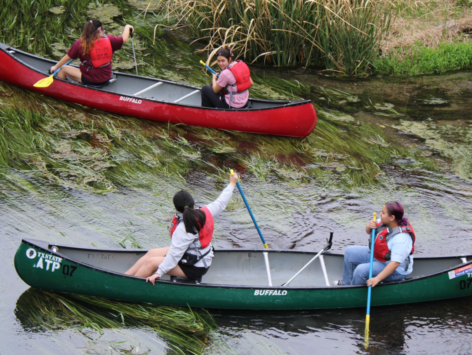 Volunteers clear litter during Great Texas River Clean Up