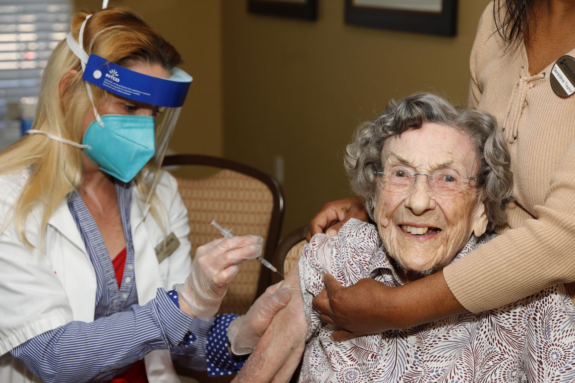 A SHOT OF HOPE Brookdale North San Marcos COVID-19 Vaccine