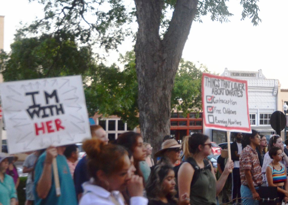 Abortion rights protest takes place after Roe overturned 