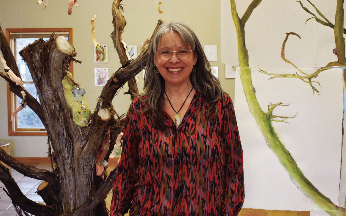 Artist uses residency to highlight the power of nature