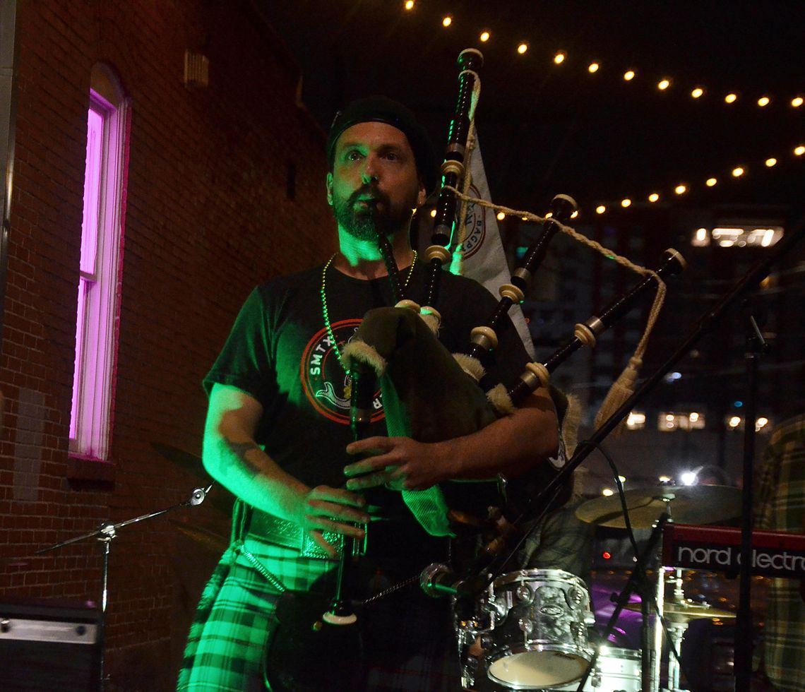BAGPIPES & ROCK: San Marcans celebrate St. Patrick’s Day at Kissing Alley Concert Series