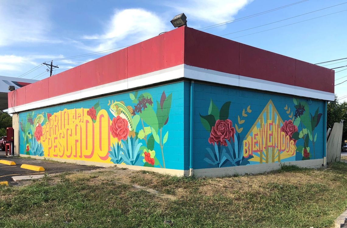 ‘Bienvenidos’  mural celebrates Barrio del Pescado