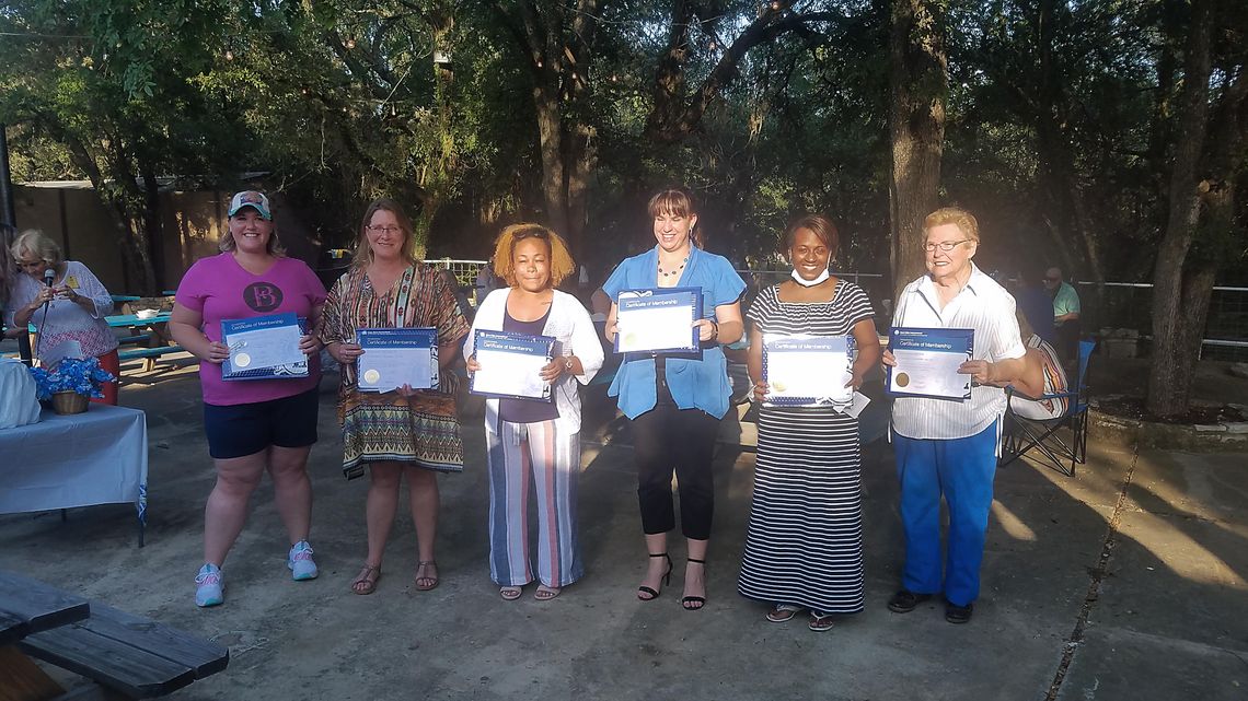 Bluebonnet Lions induct new members, install officers