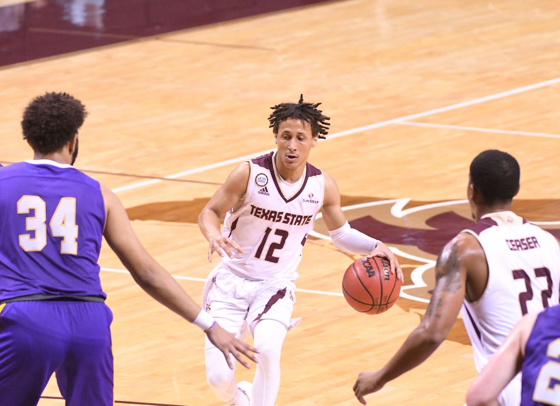 Bobcats bashed by No. 13 Texas in Austin, 74-53