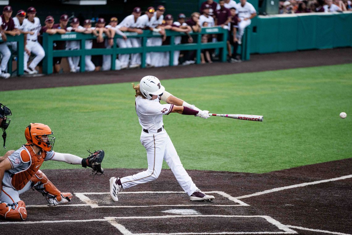 Bobcats fall to No. 1 Texas in chaotic offensive slugfest