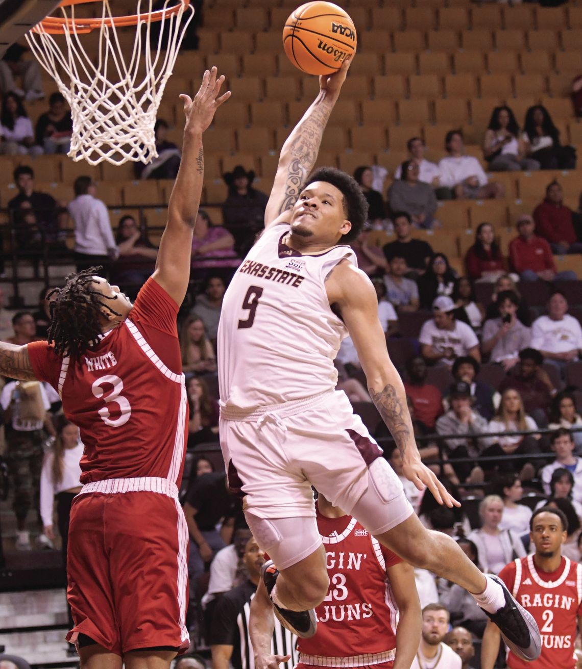 Bobcats falls to rival Cajuns at home Bobcats falls to rival Cajuns at home