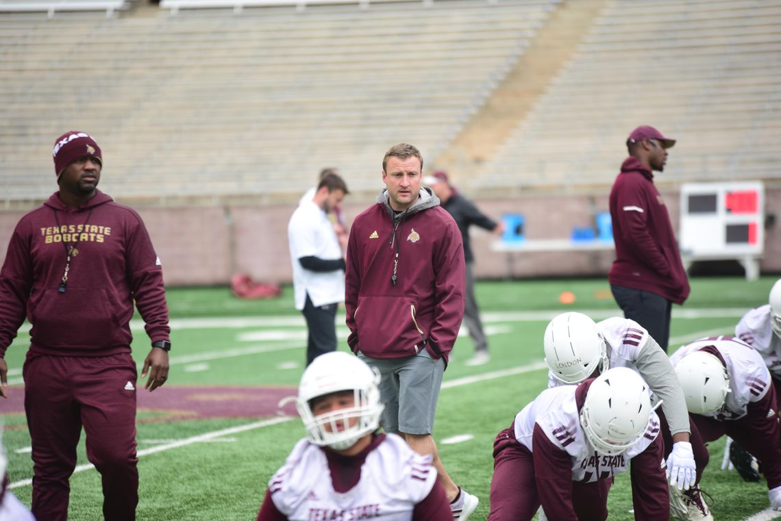 Bobcats make it through first day of spring practice