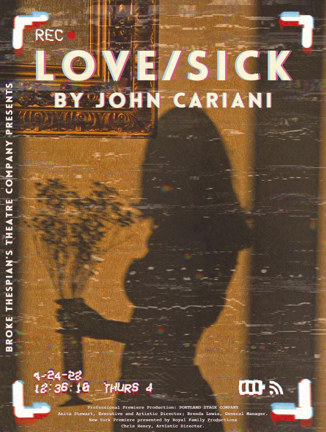 Broke Thespian’s Theatre Company presents Love/ Sick beginning Feb. 10