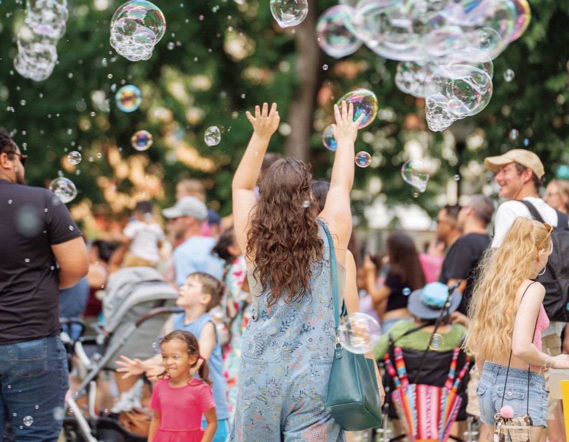 Bubble Bash brings soapy fun to town Square