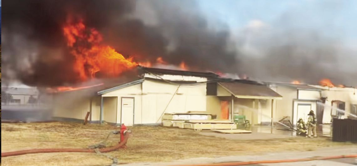 Building burns at Gary Job Corps