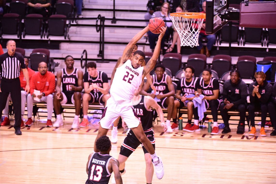 Ceaser, Morgan fuel Texas State's 67-47 win over Lamar