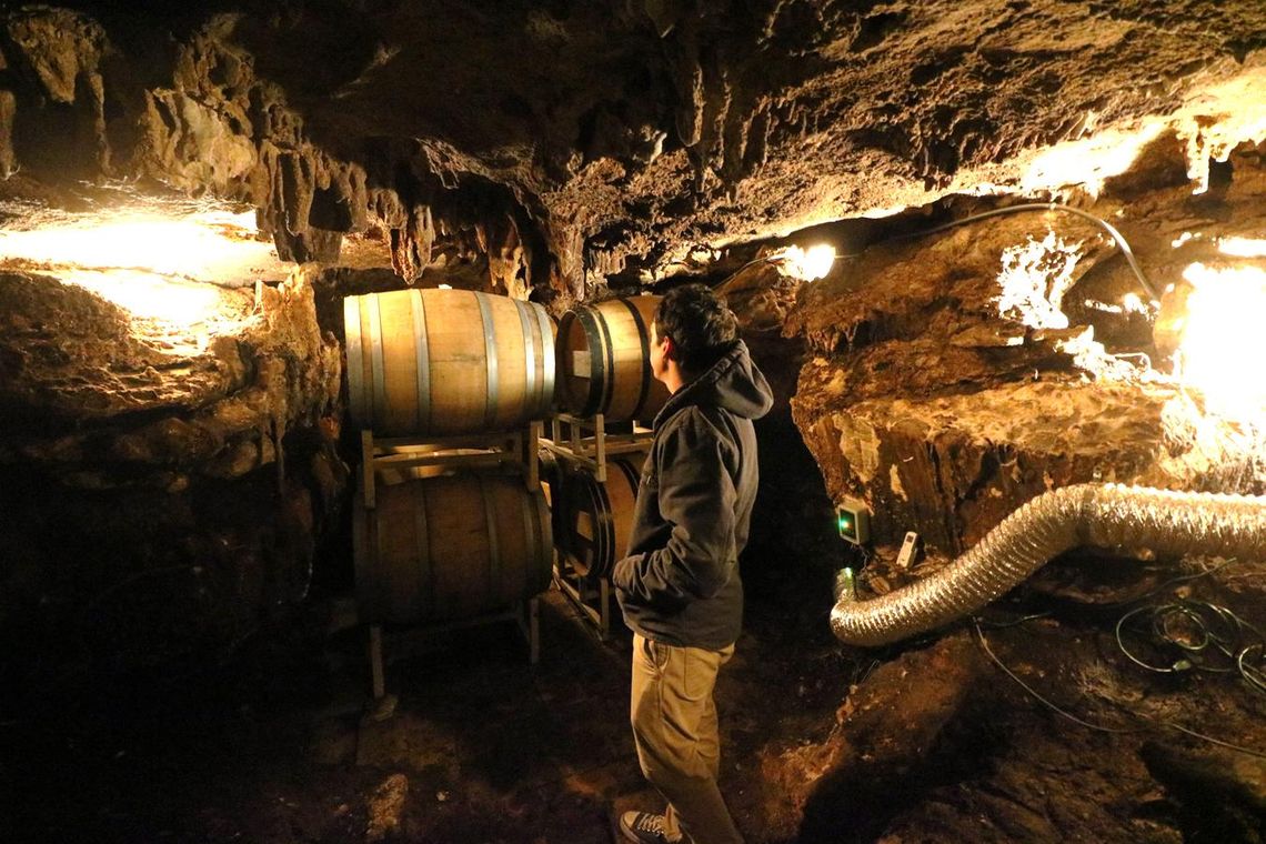 Central Texas brewery debuts cave-aged beer program with natural cave on property