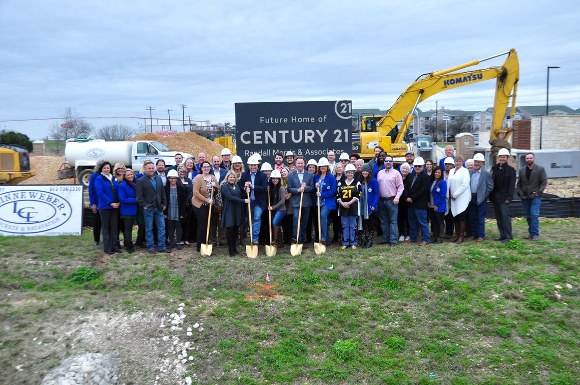 Century 21 Randall Morris breaks ground