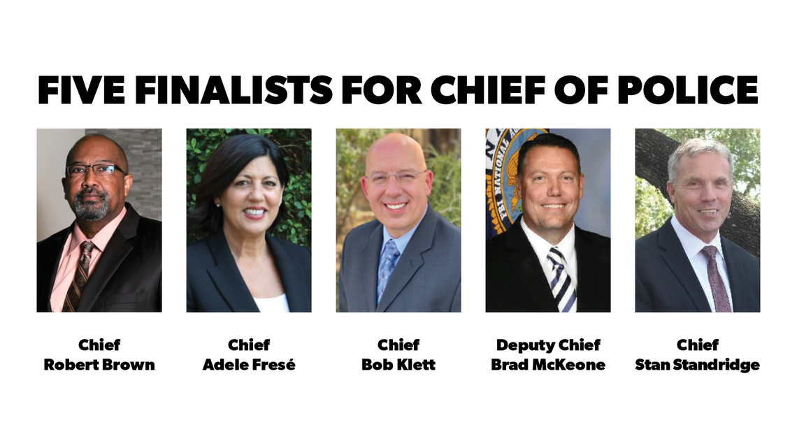 City Announces Five Finalists for Chief of Police