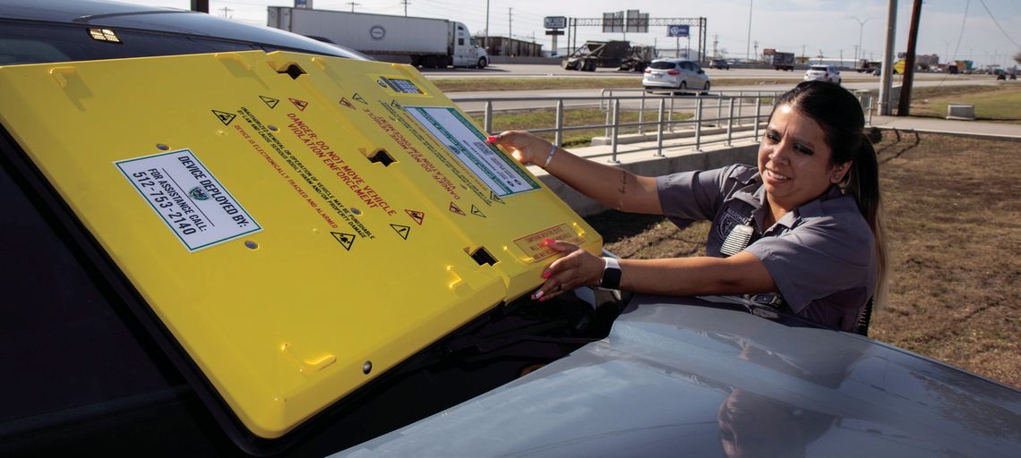 City Marshals introduce the Barnacle to enforce unpaid parking violations
