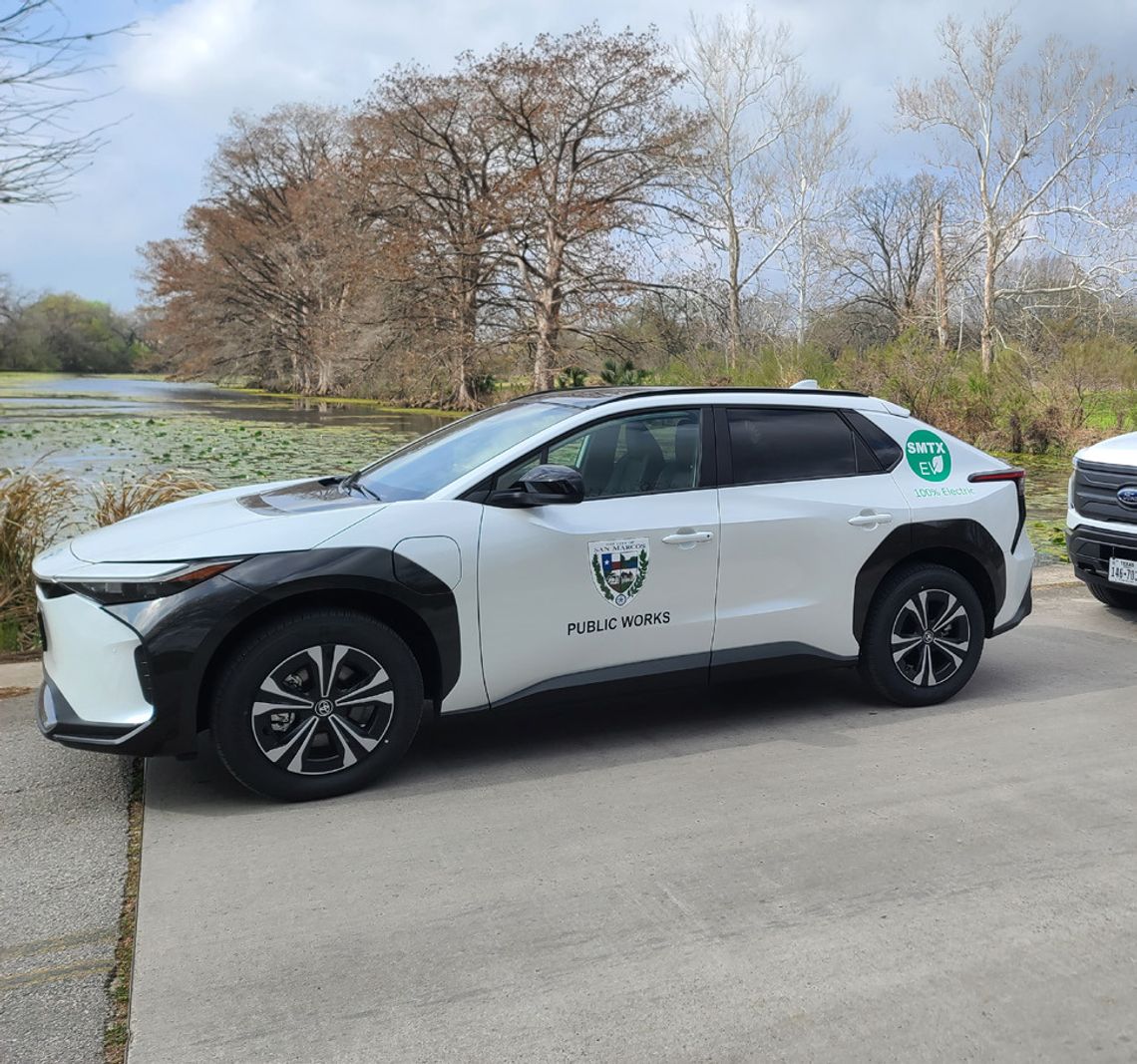 City of San Marcos Introduces its First 100% All-Electric Vehicles to Fleet