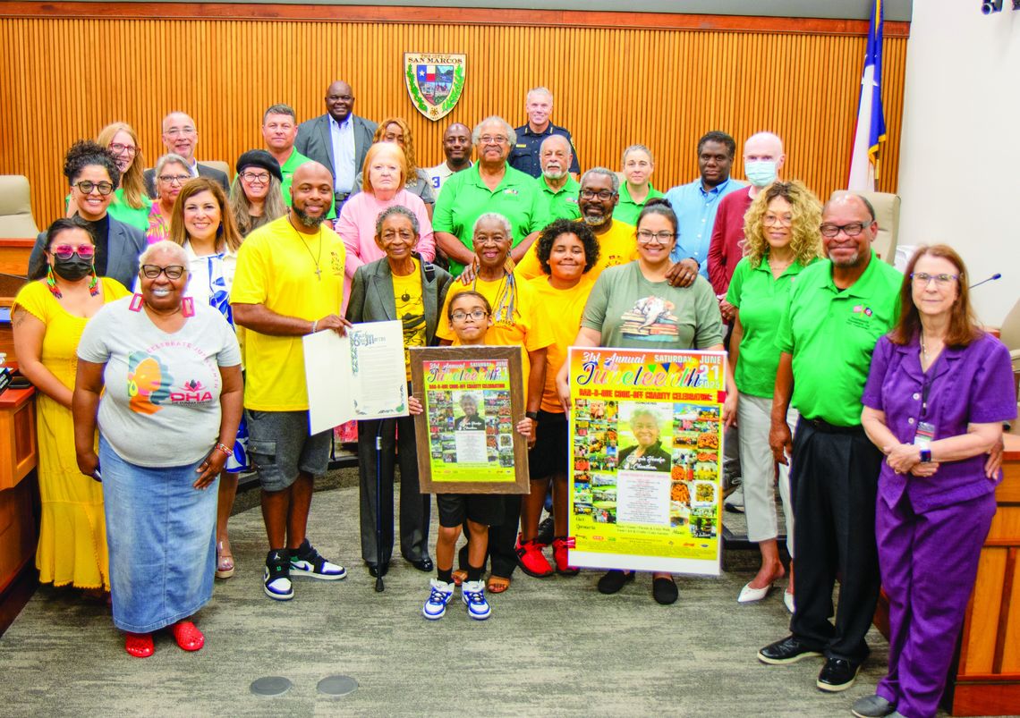 City proclaims month-long celebration of Juneteenth City proclaims month-long celebration of Juneteenth