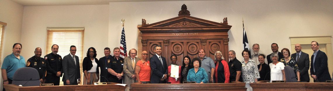 Commissioners Court proclaims June as Juneteenth Month