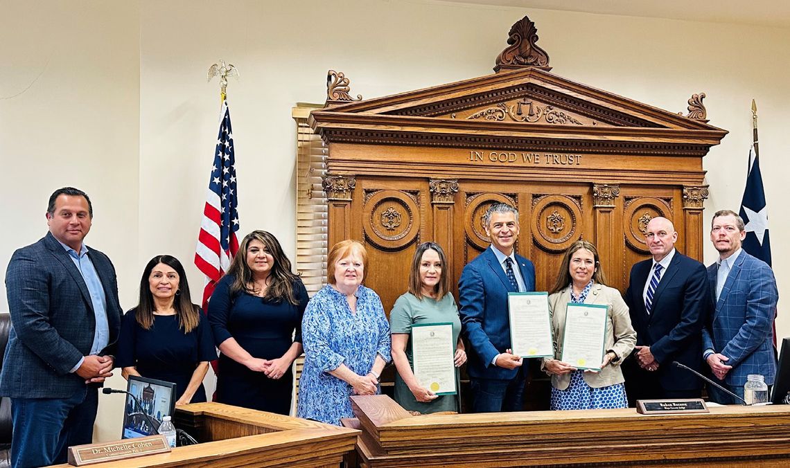 Commissioners Court Recognizes the Alba Ranch Historical Marker