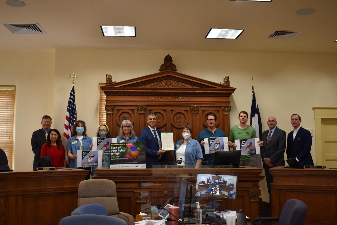 Commissioners recognize ‘Lights Out Hays County’ months