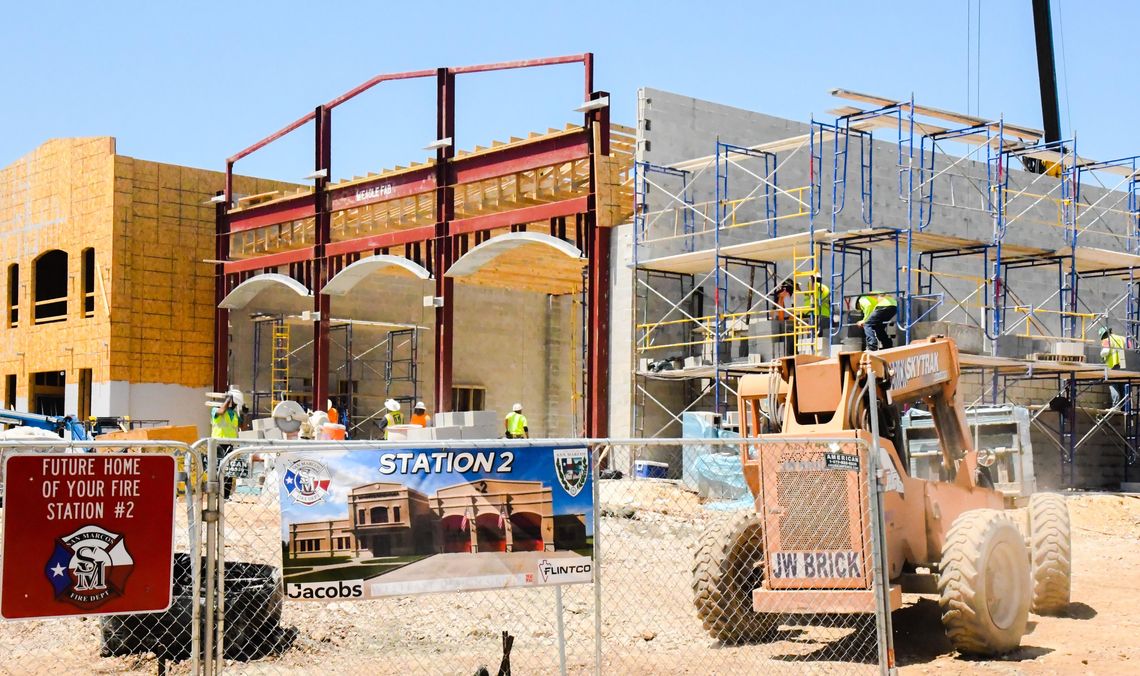 Construction continues at new fire station 