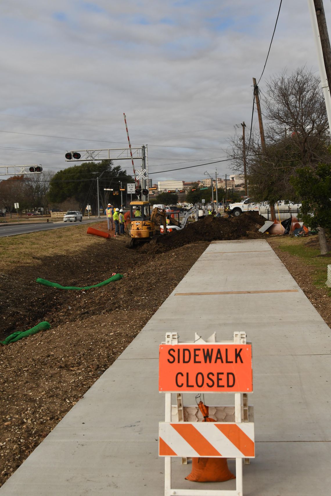 CONSTRUCTION CONTINUES: Crews work on East Hopkins Bike and Pedestrian project 