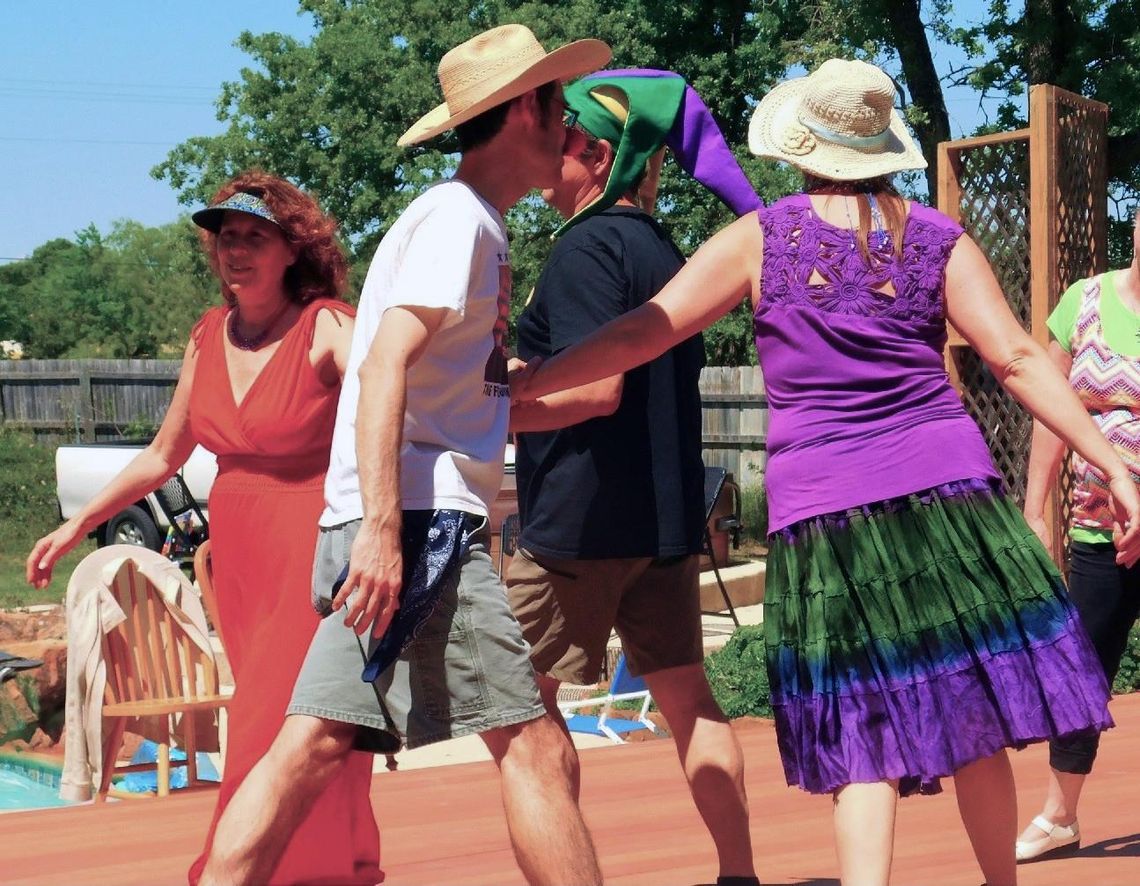 Contra Dancers meet for dancing and socializing every fourth Sunday