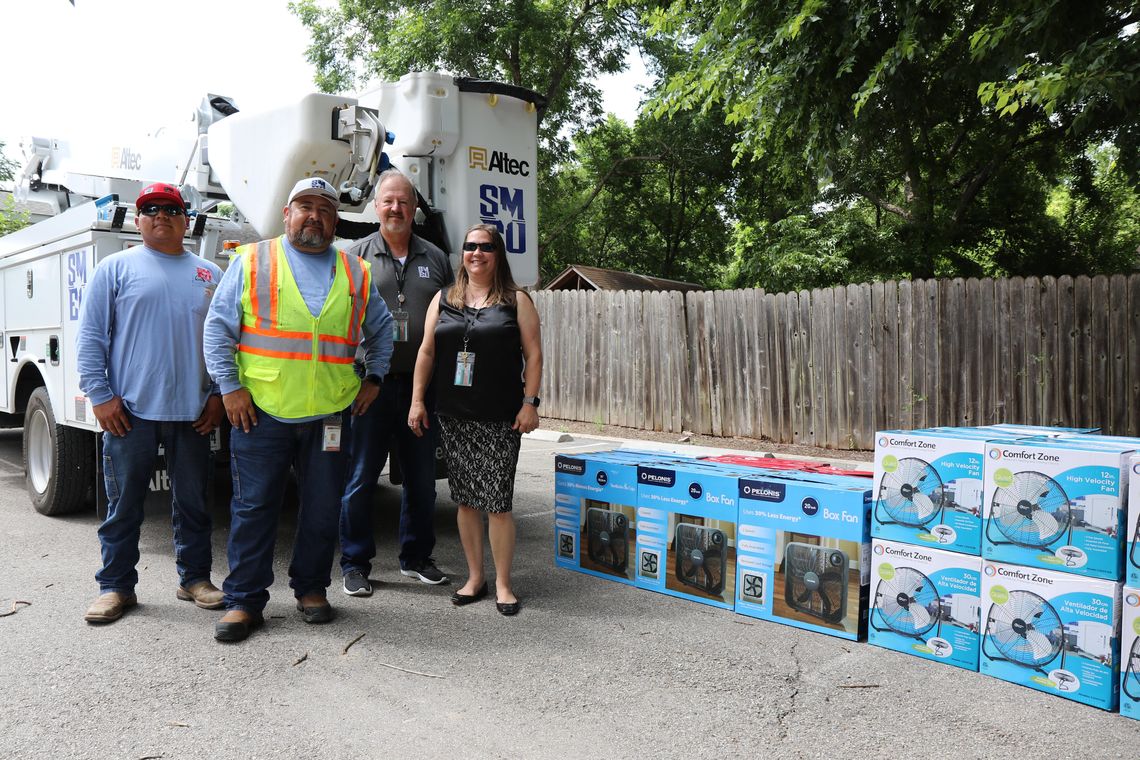 COOLING OFF: San Marcos Electric Utility completes annual summer fan drive COOLING OFF: San Marcos Electric Utility completes annual summer fan drive
