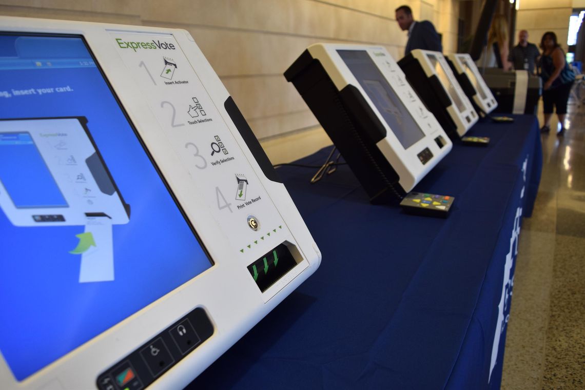 County gets a look at hybrid voting machines