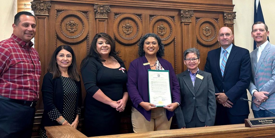 County proclaims October to be National Domestic Violence Month